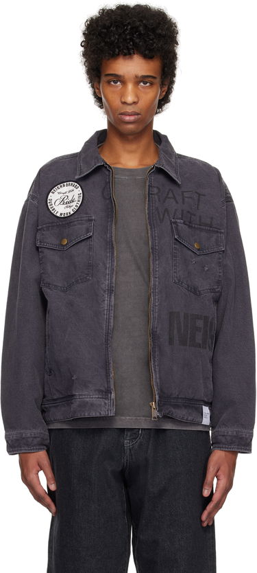 Jakke Neighborhood Neighborhood Duck Work Jacket Grå | 242UTNH-JKM02, 0