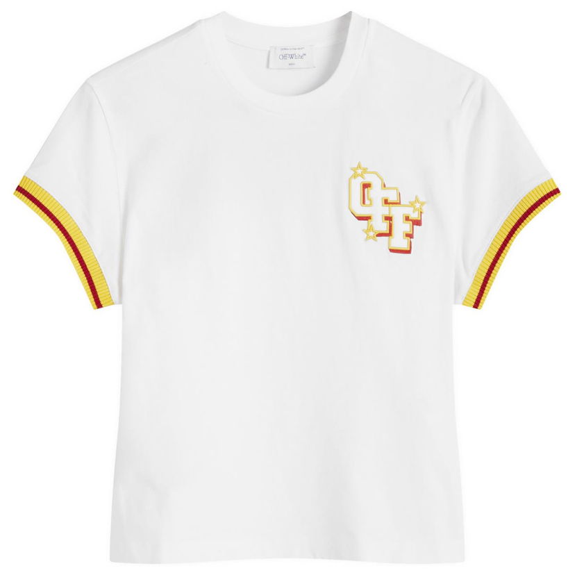 T-shirt Off-White Fitted T-Shirt Hvid | OWAA112W24JER0010101