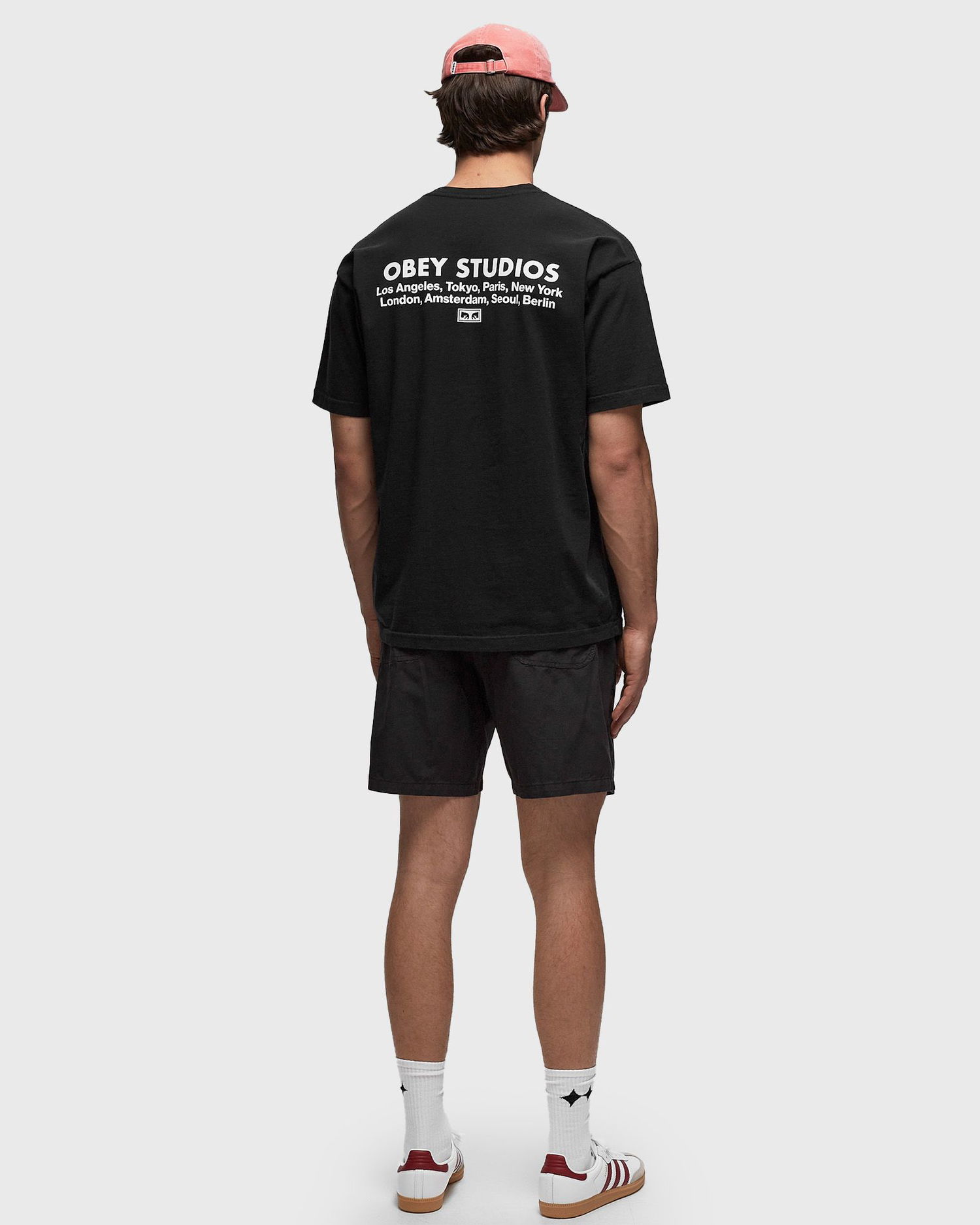 T-shirt OBEY studios eye Sort | 166913717-JET, 1