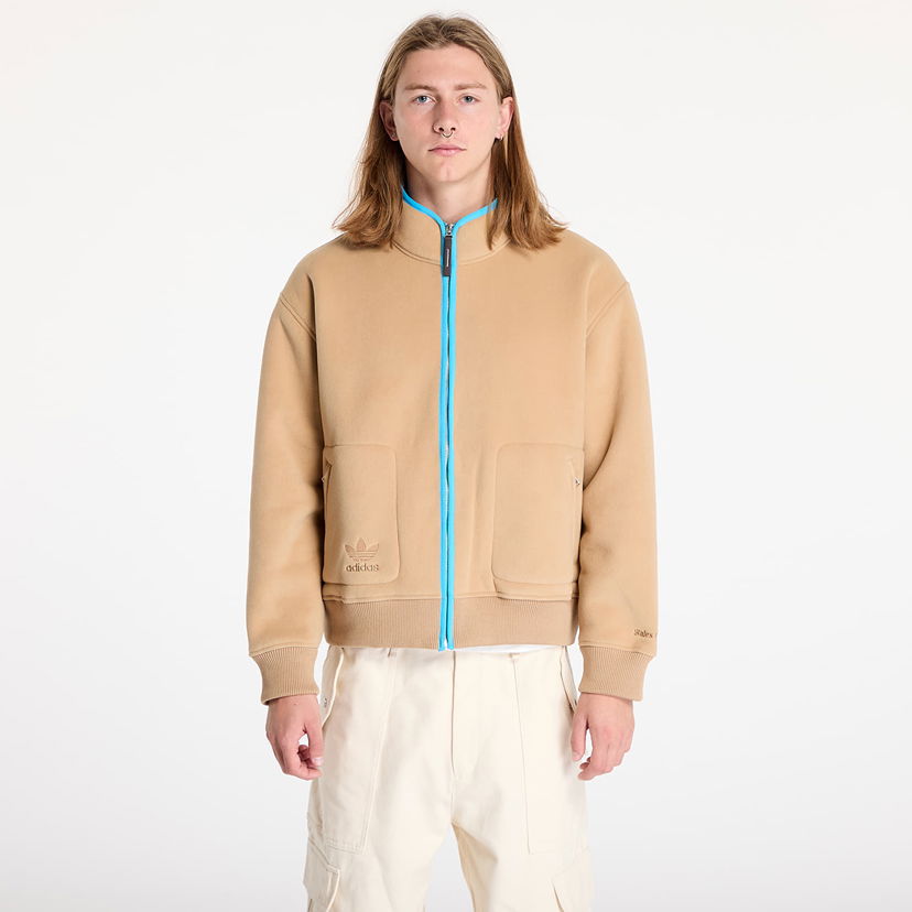 Sweatshirt adidas Originals Fleece Jacket Brun | JJ2937