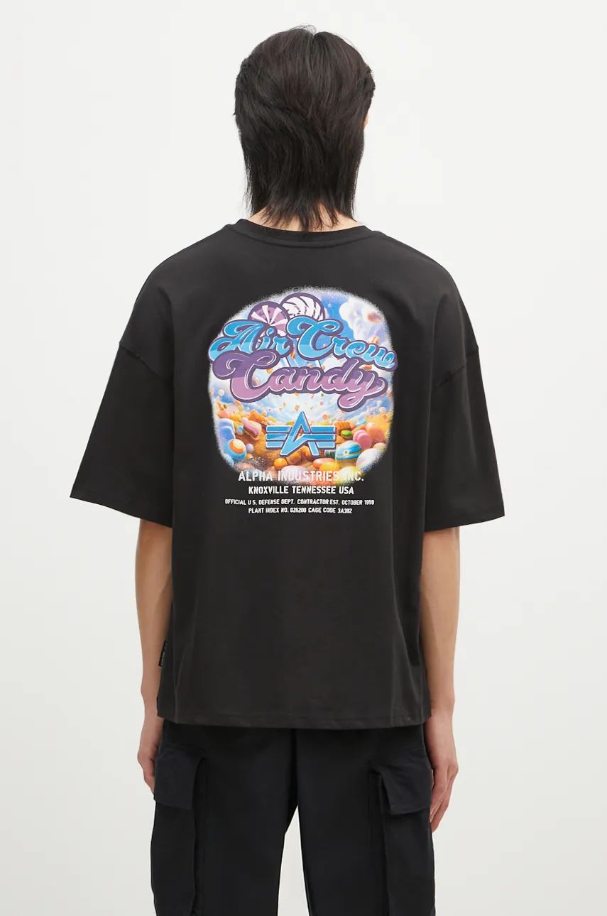 T-shirt Alpha Industries Candy Crew T-Shirt With Print Sort | 148509, 0