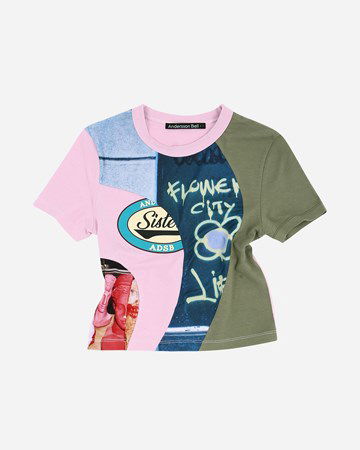 T-shirt Andersson Bell ADSB Film Archive Tight T-shirt Lyserød | atb968w, 0