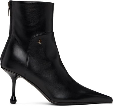 Skopleje Jimmy Choo Jimmy Choo Cycas 80 Leather Ankle Boots Sort | CYCAS AB 80 NAP, 0