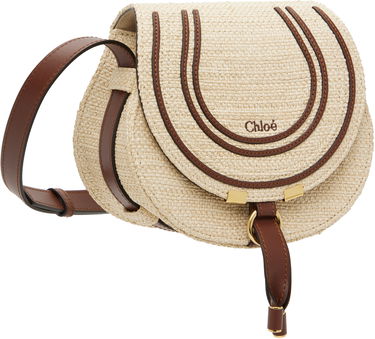 Skuldertaske CHLOÉ Chloé Small Marcie Saddle Bag Beige | CH25US680P19, 1