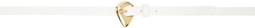 Bælter Bottega Veneta Bottega Veneta Fin Belt Hvid | 805780 VALKO