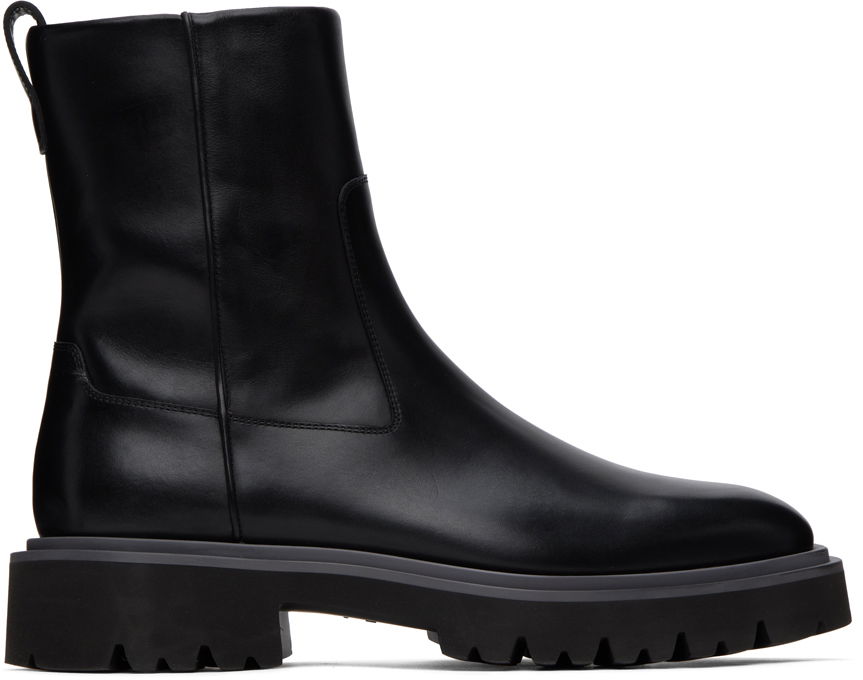 Jakke FERRAGAMO Ferragamo Leather Chelsea Boots Sort | 762544 021497001, 0