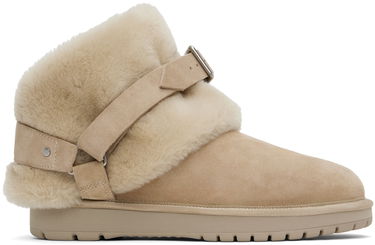 Tøj Burberry Burberry Chubby Shearling Boots Beige | 8095352, 0