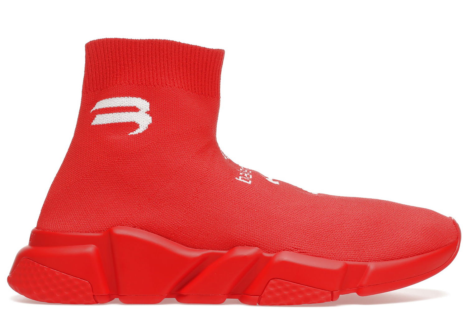 Sneakers og sko Balenciaga Speed Soccer Runner Intense Red White Rød | 645734 W2DBU 6990, 0