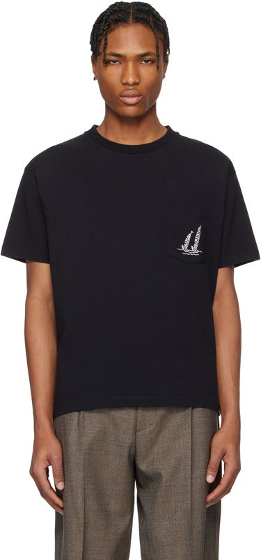 T-shirt Bode Bode 'Recreation' Sails Pocket Tee Sort | MRS25CS052, 0