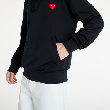 Sweatshirt Comme des Garçons PLAY Hoodie Sort | AZT174 black, 3