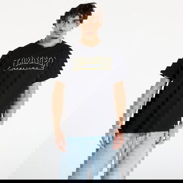 T-shirt Thrasher T-Shirt Shadow Mag Logo Sort | 145764, 0