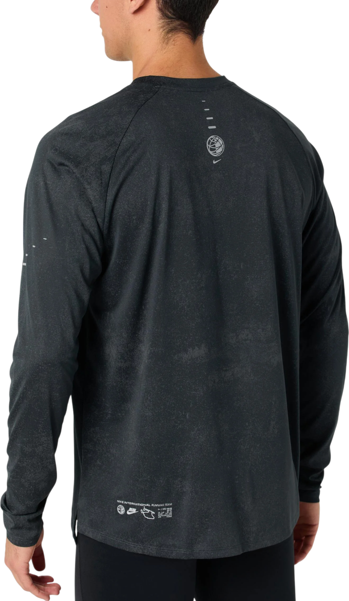 T-shirt Nike Stride Long-Sleeved Shirt Sort | im7836-045, 1