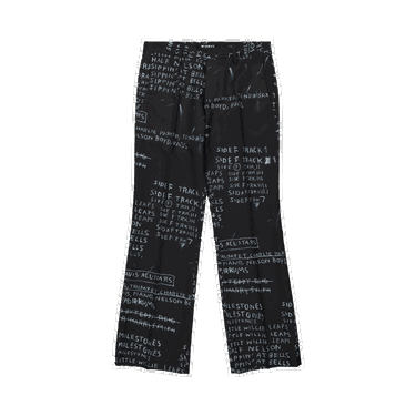 Bukser MISBHV Basquiat Edition Discography Flared Trousers Sort | 122U760B, 0