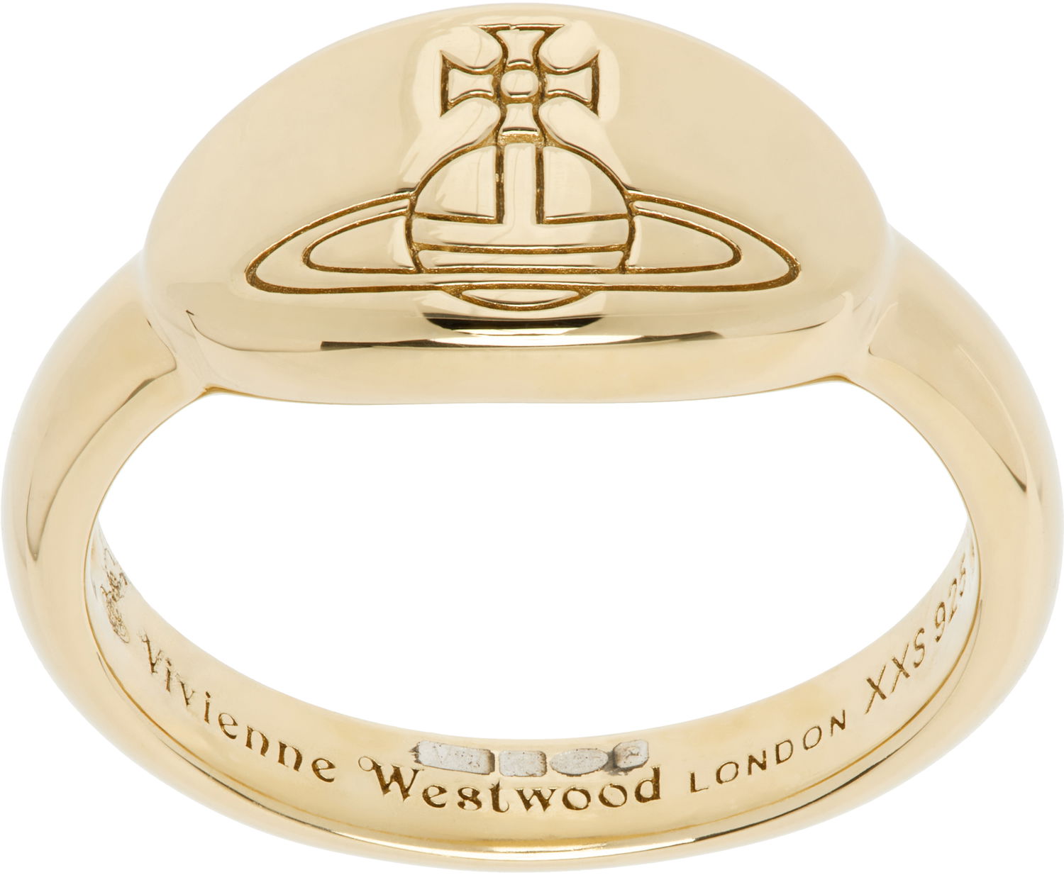 Ring Vivienne Westwood Ring Gold Tilly Metalisk | 64020012-01R001-, 1