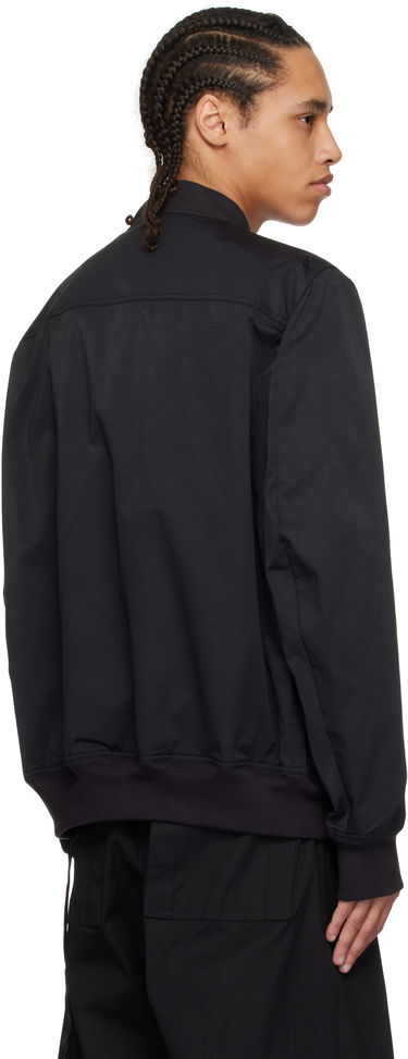 Bomberjakke Rick Owens Rick Owens DRKSHDW Hollywood Classic Flight Bomber Jacket Sort | DU01E3774 MU, 2