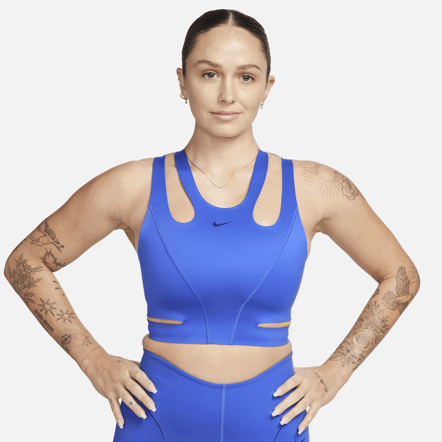 Bh Nike FutureMove Light-Support Non-Padded Strappy Sports Bra Mørkeblå | FQ2640-405, 1