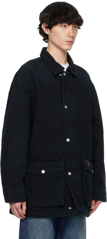 Jakke Carhartt WIP OG Santa Fe Black Coat Sort | I034314-00E.4O, 2