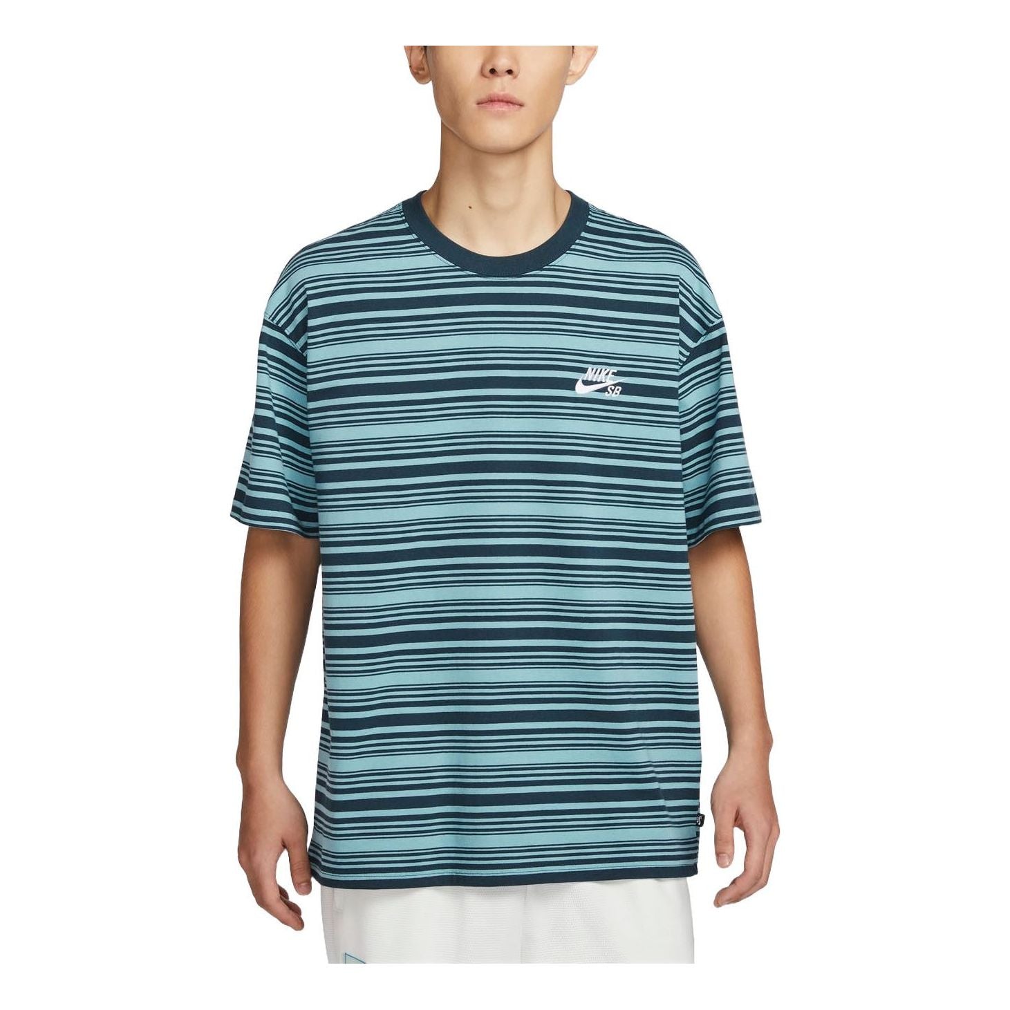 T-shirt Nike SB Max90 Striped Skate T-Shirt Blå | FQ3712-464, 0