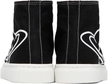 Tøj Vivienne Westwood Vivienne Westwood High-Top Plimsoll Sort | 75010001M-W015B-, 4