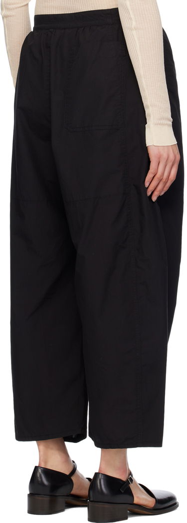Bukser LEMAIRE Cropped Drawstring Trousers Sort | PA1110 LF1218, 2