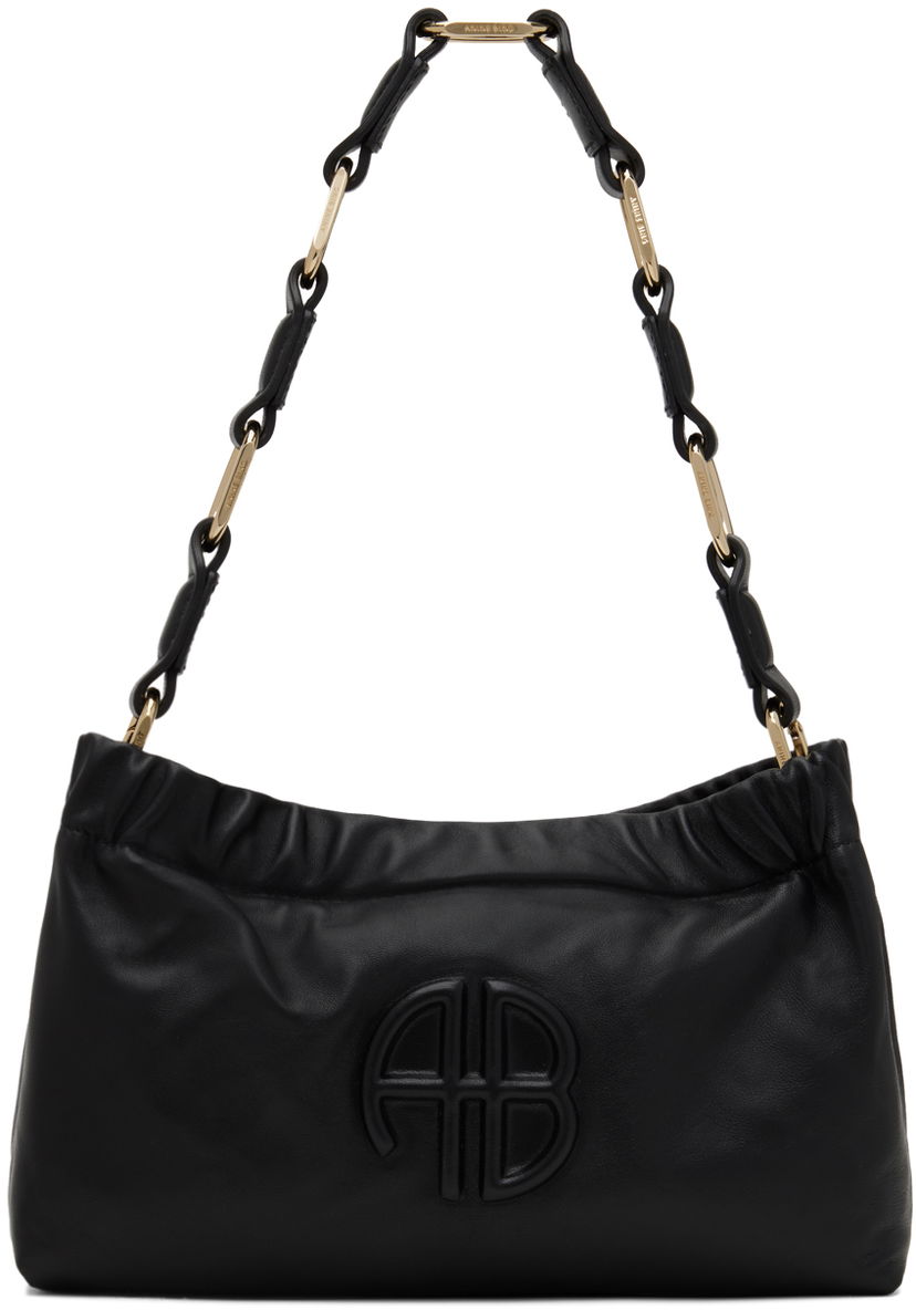 Skuldertaske Anine Bing Small Kate Leather Shoulder Bag Sort | A-13-1214-000