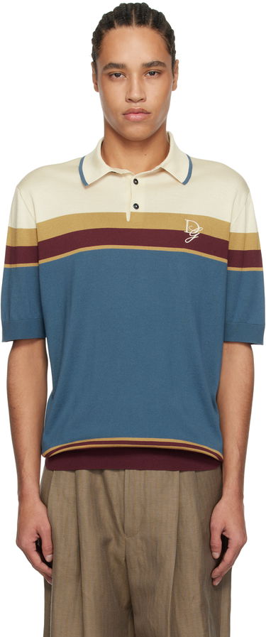 Polo skjorte Dolce & Gabbana Dolce&Gabbana Silk Polo with Logo Embroidery Flerfarvet | GXZ02ZJBSLE, 0
