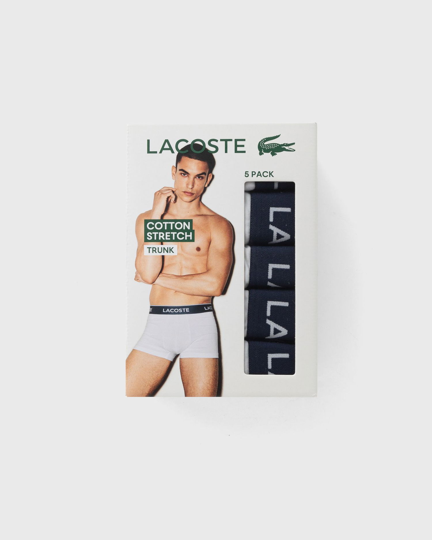 Boksere Lacoste Multipack Trunks Hvid | 5H1292-001, 1