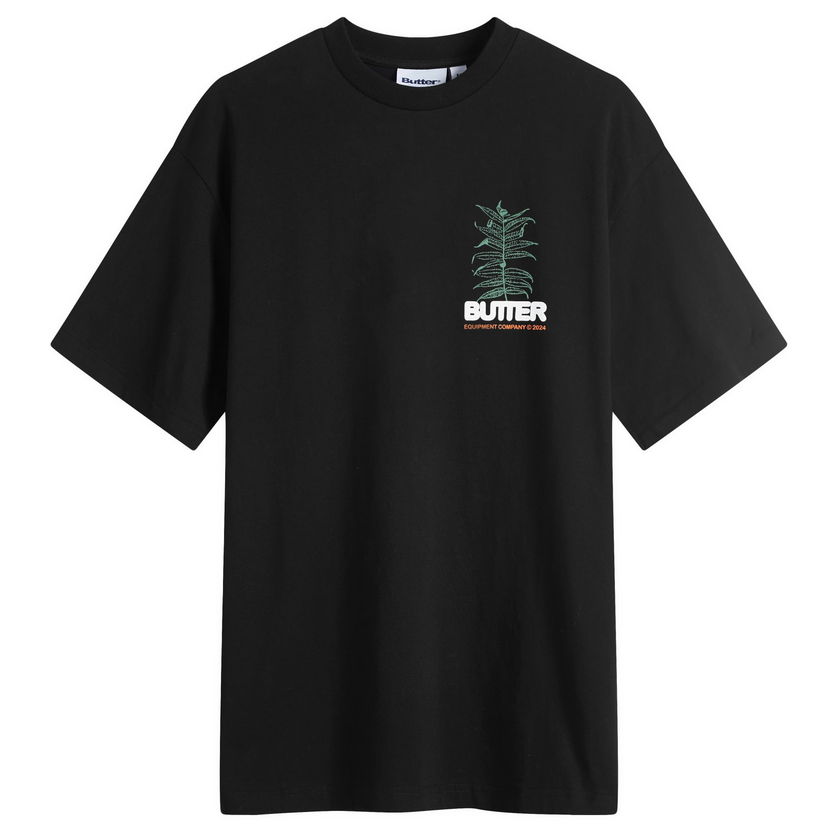 T-shirt Butter Goods Black Earth Graphic T-Shirt Sort | BGQ4240007-BLK