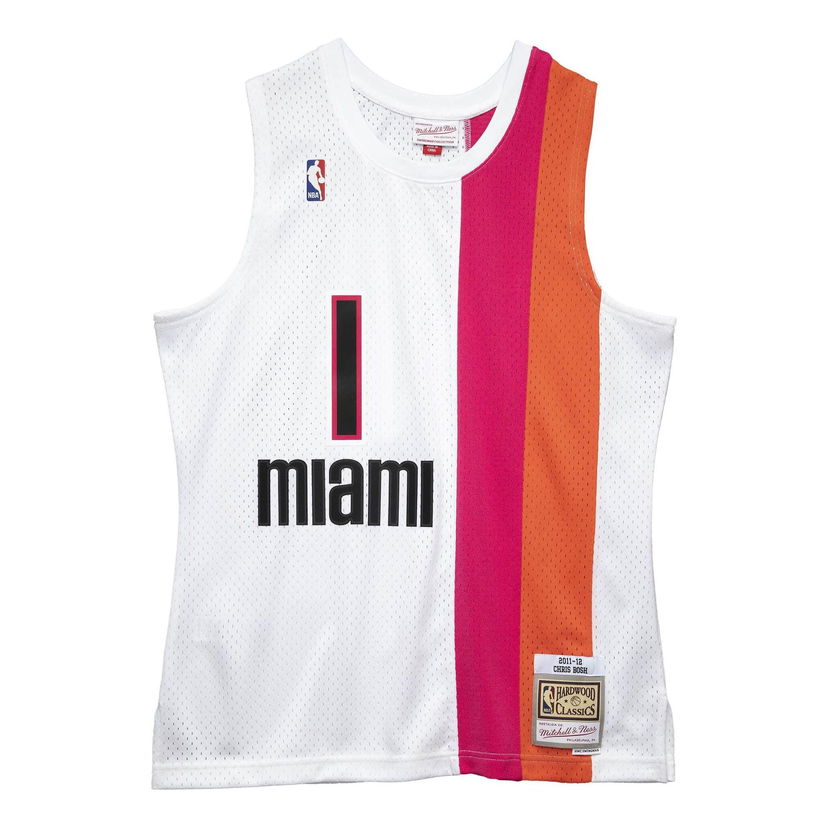 Tanktop Mitchell & Ness NBA Miami Heat 2011-12 Swingman Jersey Hvid | SMJYGS20056-MHEWHIT11CBO