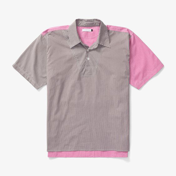 Polo skjorte Pop Trading Company Italo Shirt Lyserød | POPSS23-03-008, 0