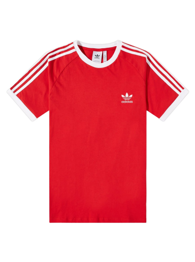 T-shirt adidas Originals 3 Stripe Tee Rød | IA4852