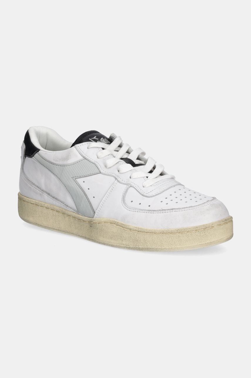 Sneakers og sko Diadora Mi Basket Low Used Hvid | 201.181233.C9304, 1