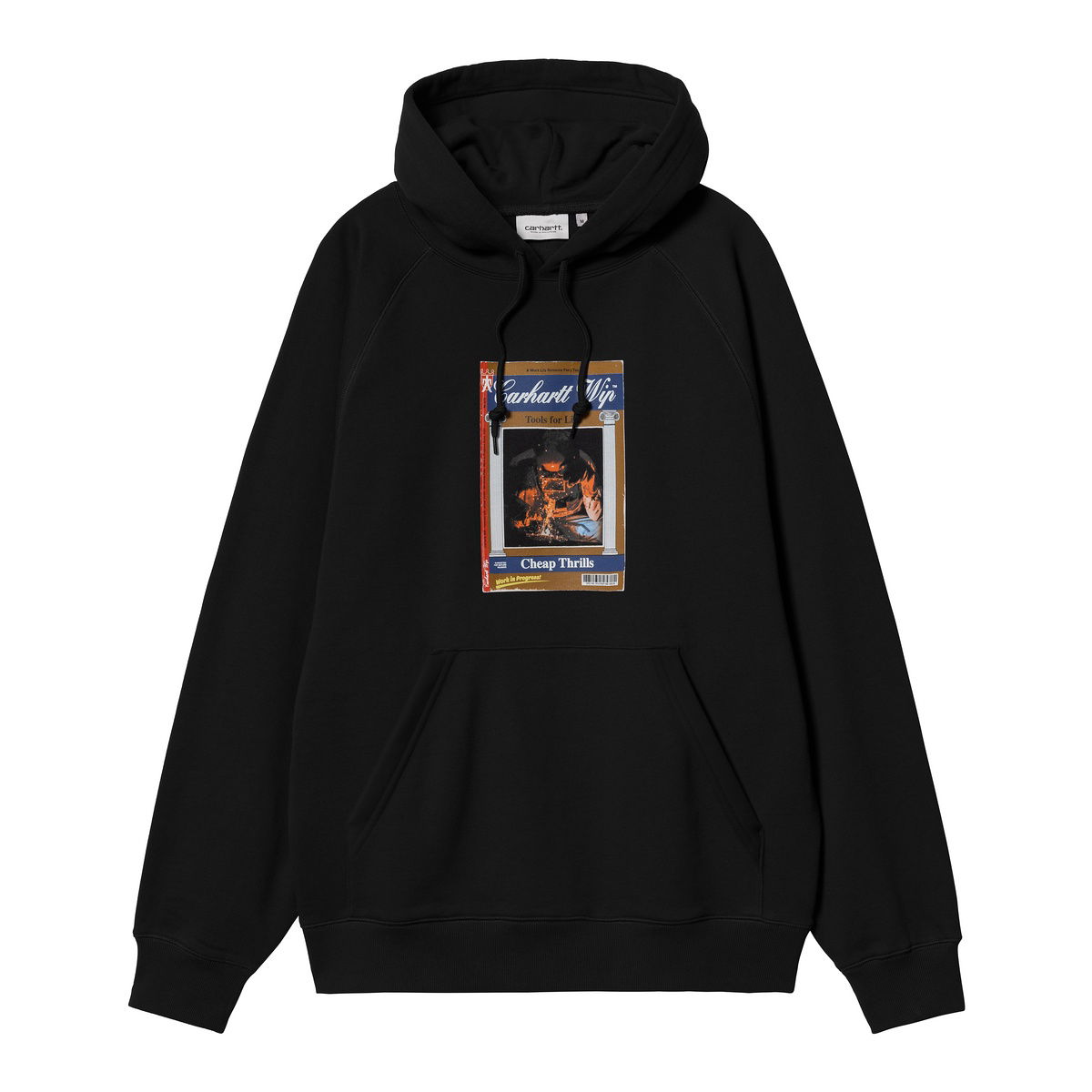 Sweatshirt Carhartt WIP Hooded Cheap Thrills Sweat Sort | I032864_89_XX, 0