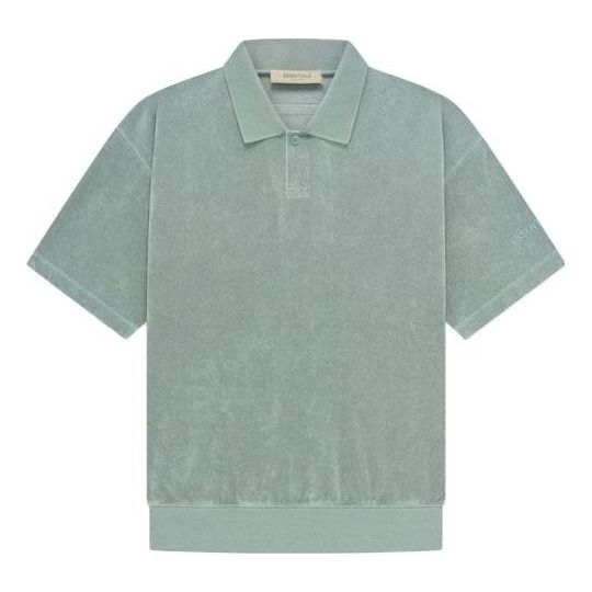 Polo skjorte Fear of God Essentials Terry Polo Grøn | 125BT224051F