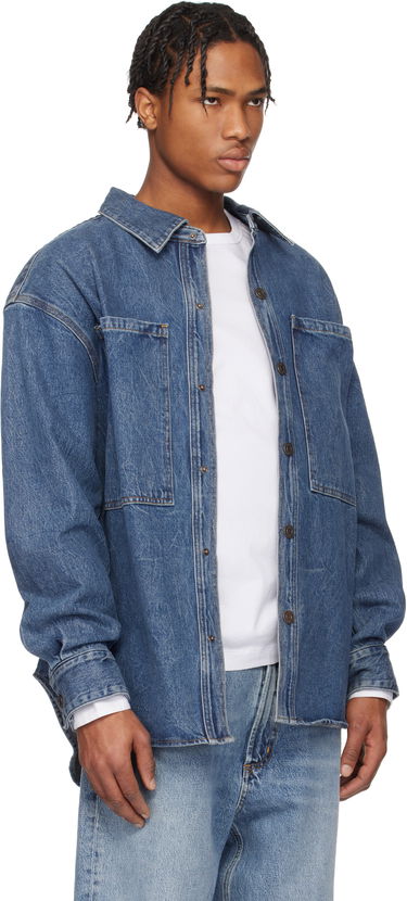 Skjorte AGOLDE AGOLDE Atticus Denim Jacket Blå | A4031-1206, 1