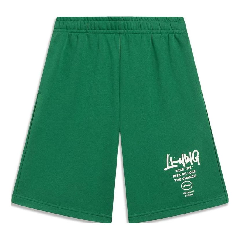 Shorts Li-Ning Anything Is Possible Graphic Straight Shorts Grøn | AKST593-3