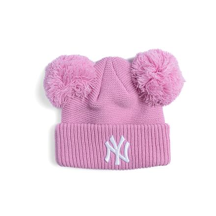 Beanie New Era New Era Medium Knit Double Pom Beanie NY Yankees (52-54 cm) Lyserød | 60565308, 0