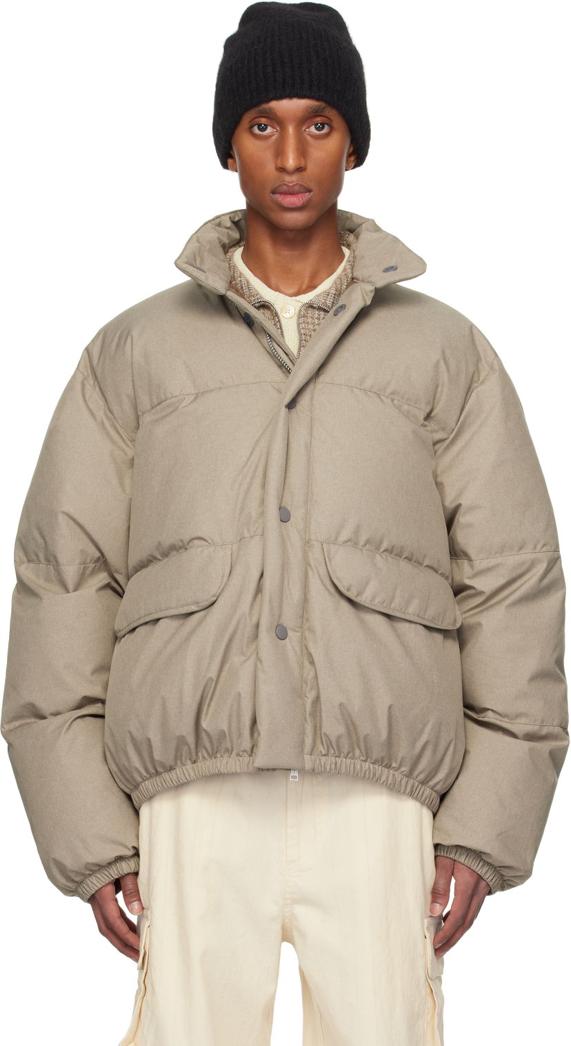Puffer jakke OUR LEGACY Inhale Puffa Jacket Beige | M4241DB