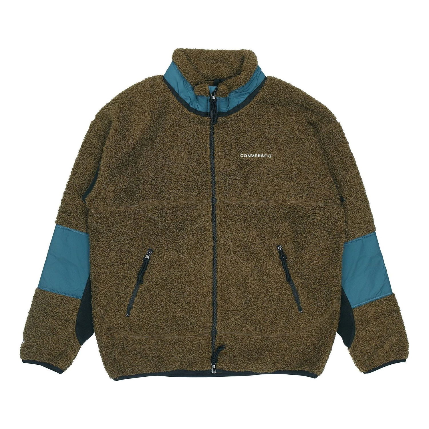 Jakke Converse Fleece Sherpa Jacket Brun | 10018039-A03, 0