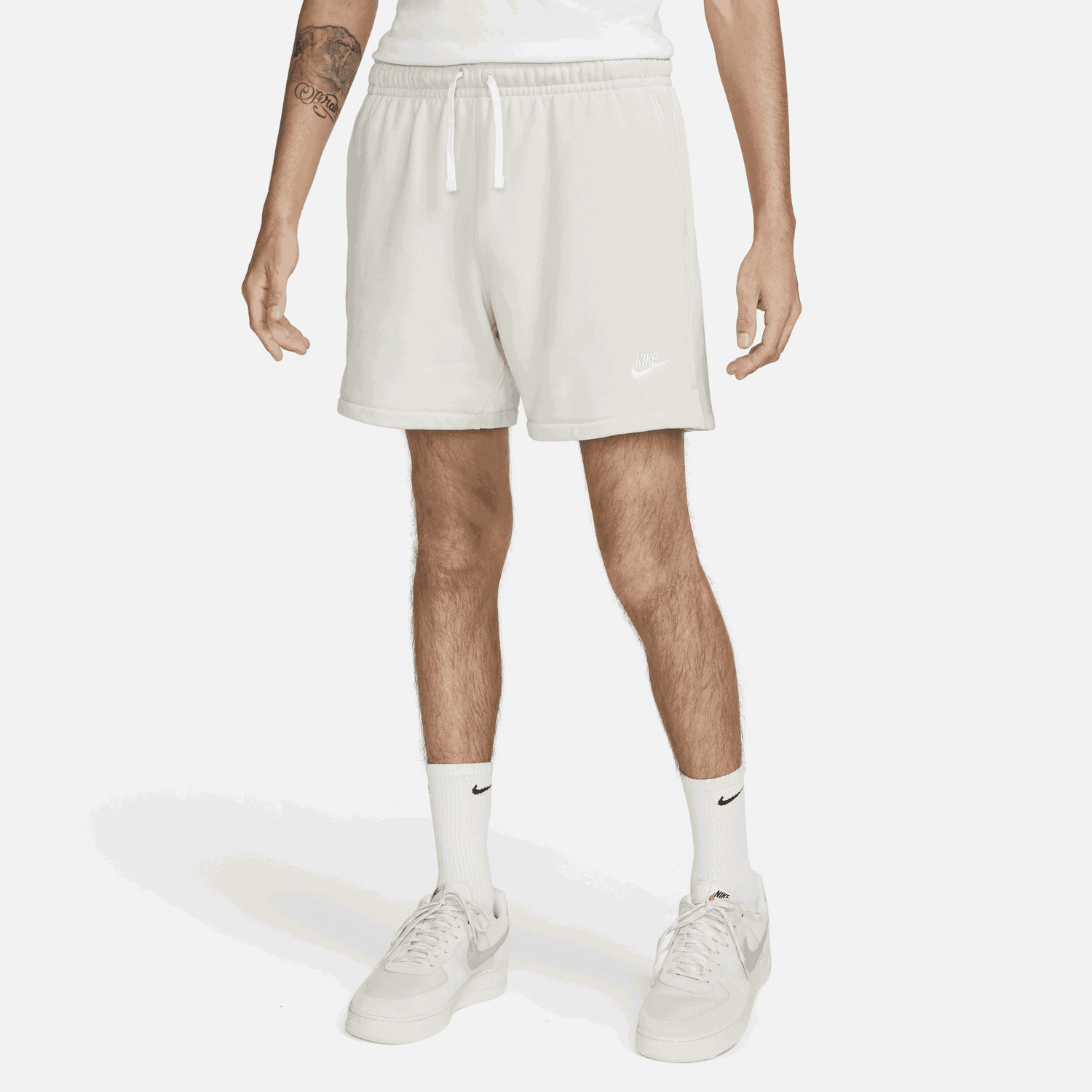 Shorts Nike Club Fleece French Terry Flow Shorts Hvid | DX0731-072, 0
