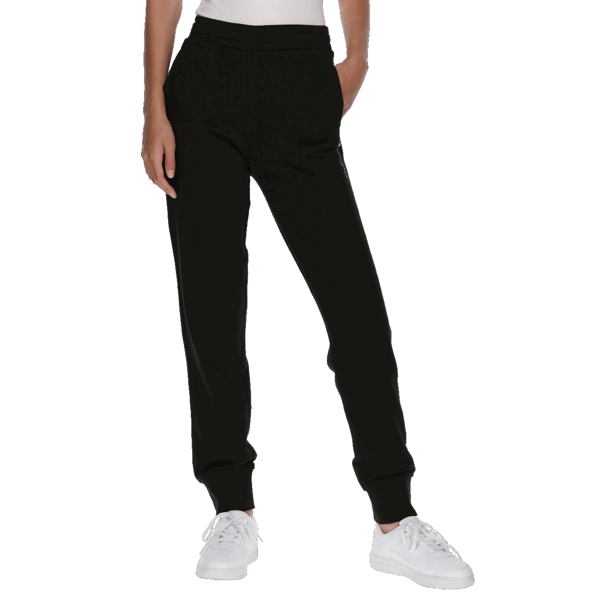 Joggingbukser Champion Tapered Cuff Joggers Sort | 117766-KK001, 0