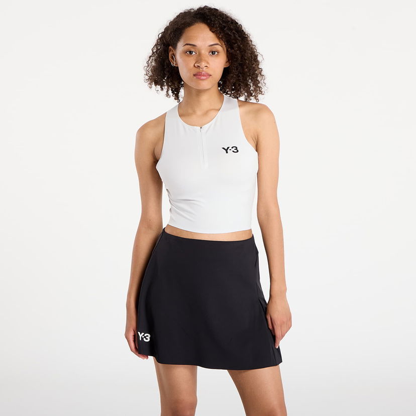 Tanktop Y-3 Y-3 Crop Y-Tank Hvid | JM1147