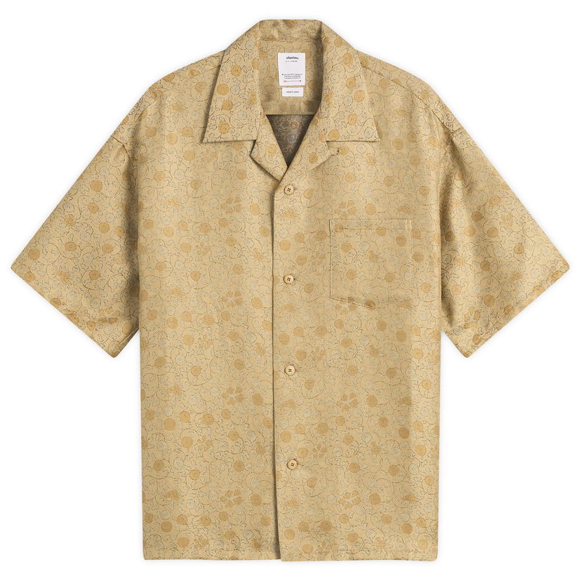 Skjorte visvim Crosby Jacquard Shirt Beige | 0125205011002