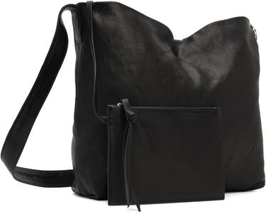 Skuldertaske Ann Demeulemeester Ann Demeulemeester Runa Medium Soft Shoulder Bag Sort | B0012628-LT137-099, 1
