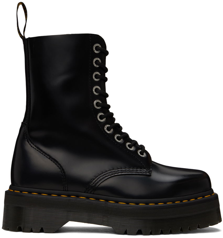 Sneakers og sko Dr. Martens Black 1490 Quad Squared Boots Sort | 31147001, 0