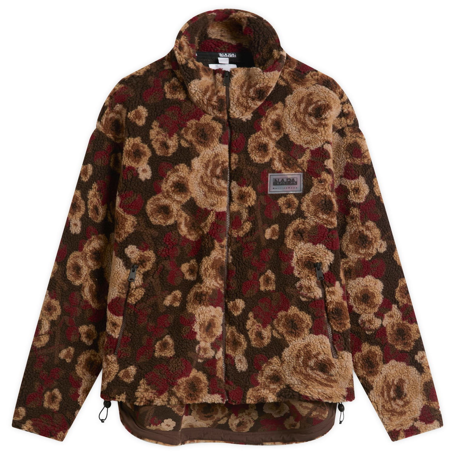 Jakke Napapijri Martine Rose Jacquard Fleece Jacket Flerfarvet | NP0A4FPL-FUA, 1