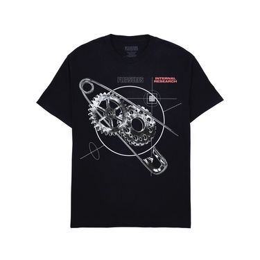 T-shirt Pleasures Research T-Shirt Sort | P23F051-BLACK, 1