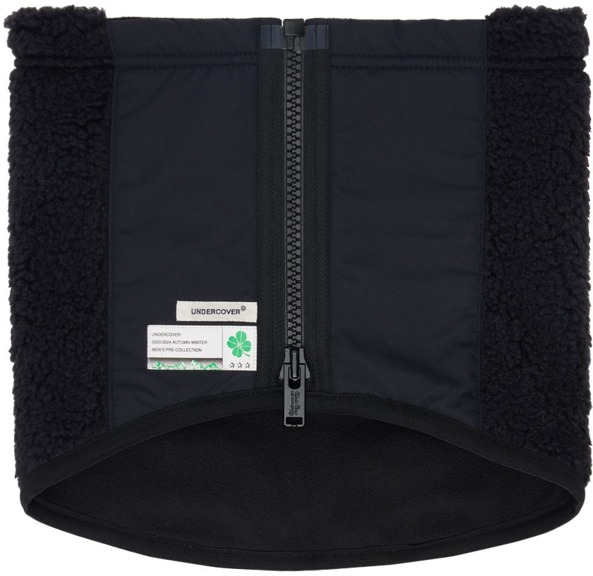 Tørklæde UNDERCOVER UNDERCOVER Zip Neck Warmer Sort | UP2C4S01, 0