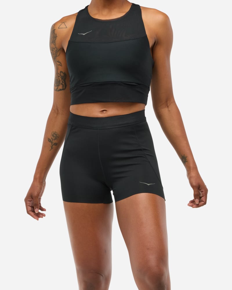 Shorts Hoka One One Novafly 3" Knit Shorts Sort | 1164151-BLK