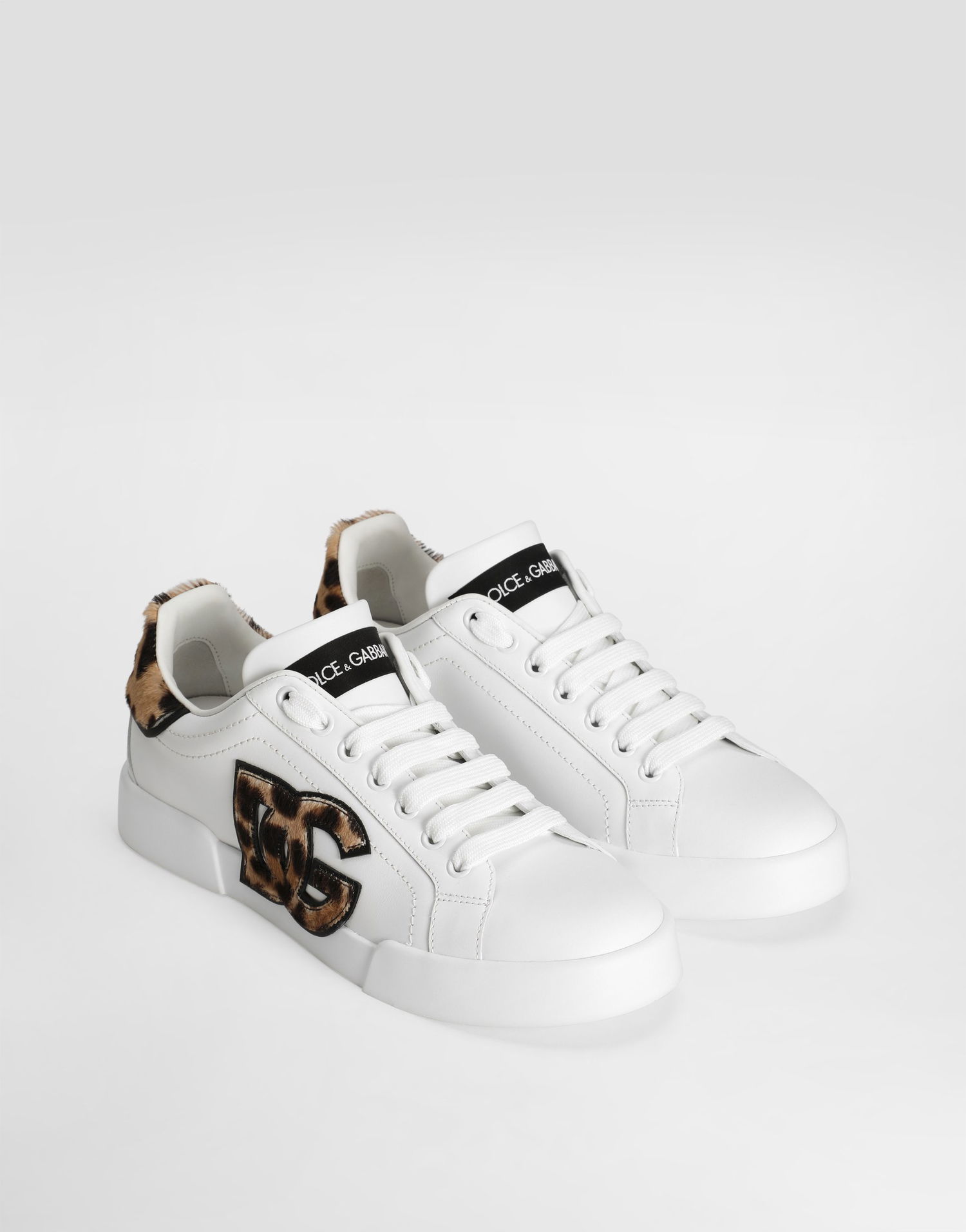 Sneakers og sko Dolce & Gabbana Portofino Light Strobel Leather Hvid | CK2395A02258S543, 1